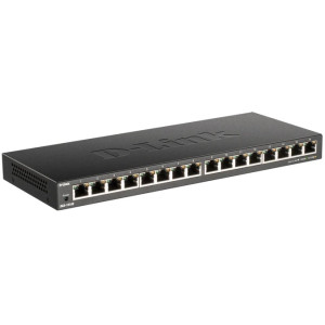 D-Link DGS-1016S 16-Port Ethernet Switch, 16  Gigabit ethernet ports, 32Gbps switching capacity
